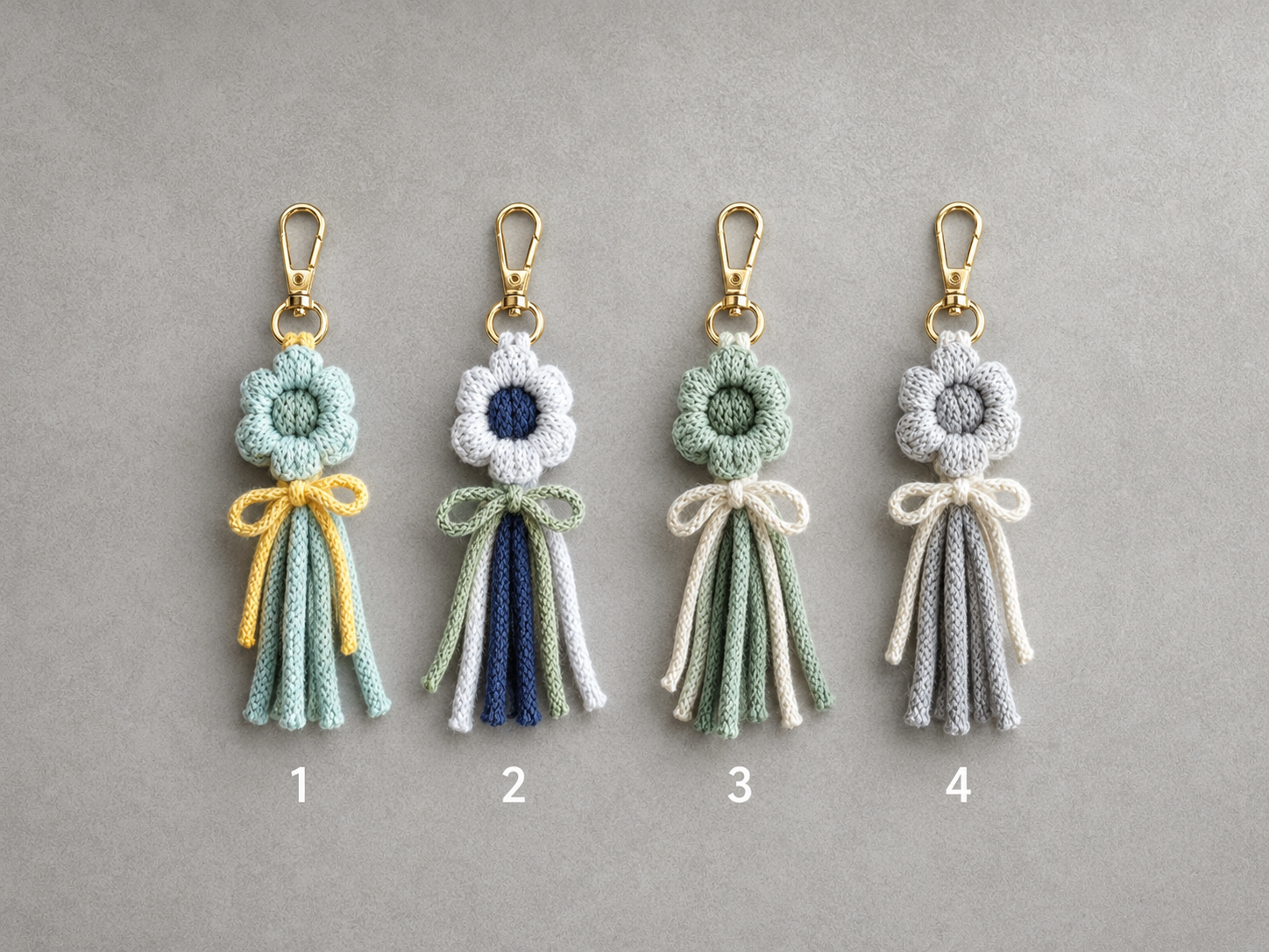 Porte-clés fleur