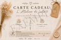 Carte cadeau (valeur 20 euros)