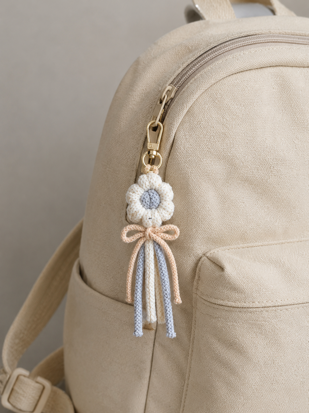 Porte-clés fleur